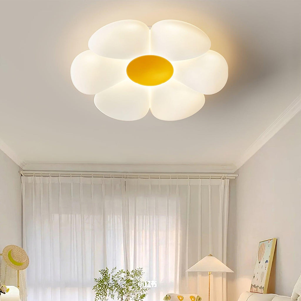 Six - leaf Flower Kids Room Ceiling Lamp