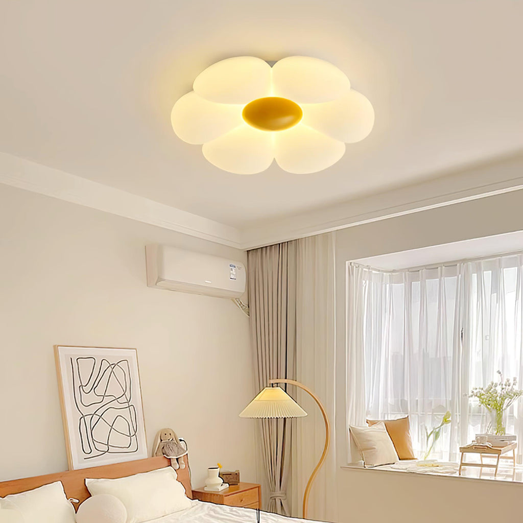Six - leaf Flower Kids Room Ceiling Lamp