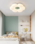 Six - leaf Flower Kids Room Ceiling Lamp