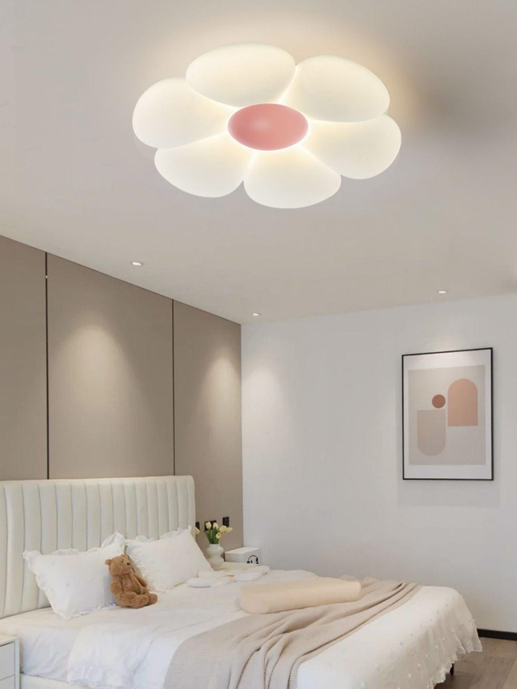 Six - leaf Flower Kids Room Ceiling Lamp