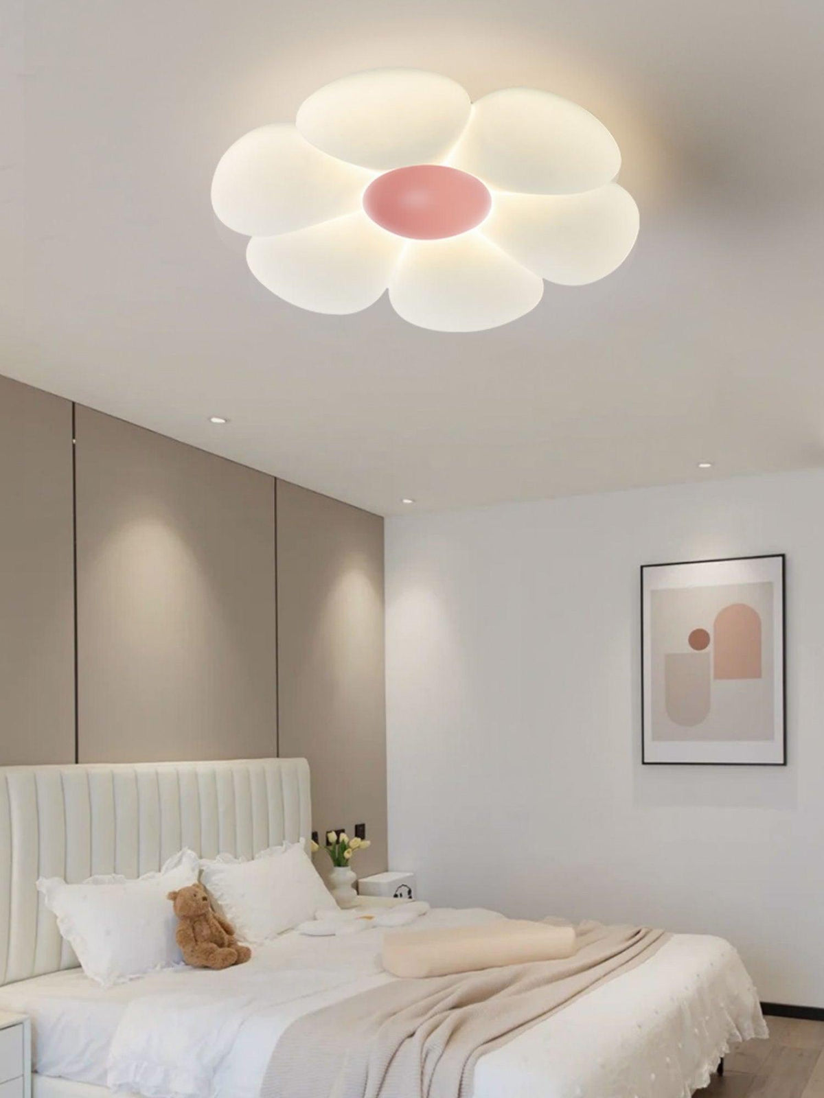 Six - leaf Flower Kids Room Ceiling Lamp