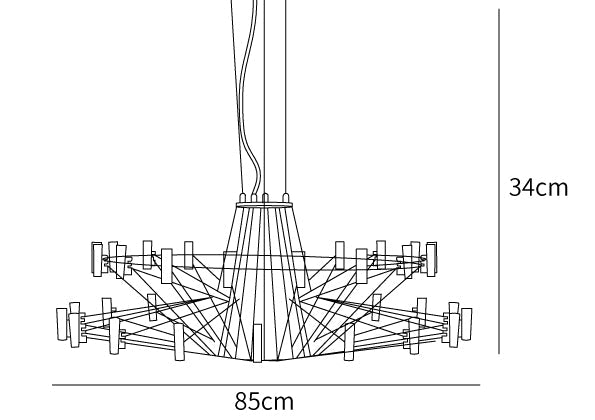 Sky Ballet Chandelier