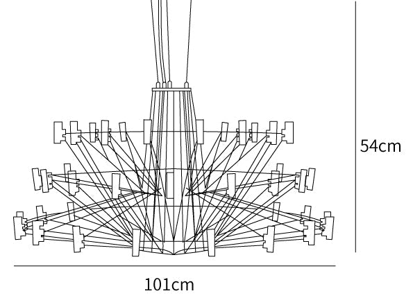 Sky Ballet Chandelier
