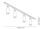 Sleek Cylinder Track Light