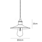 Sleek Flat Pendant Lamp