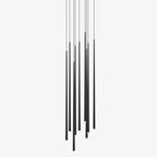 Slender Cone Chandelier