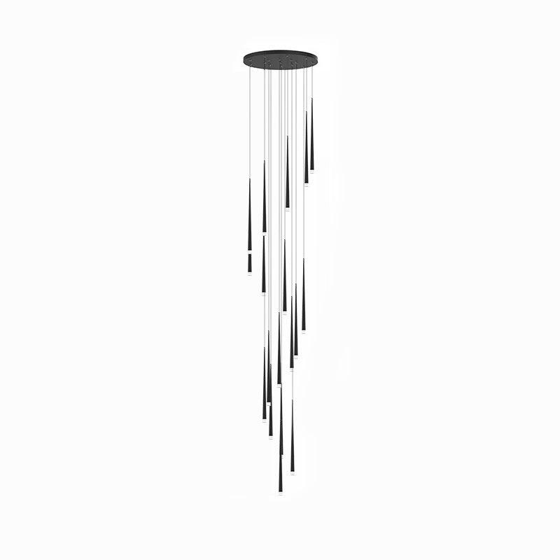 Slender Cone Chandelier