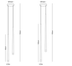 Slender Cone Chandelier