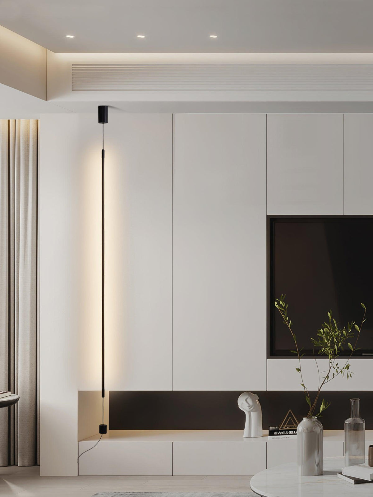 Slim line Cabinet Stand Lamp
