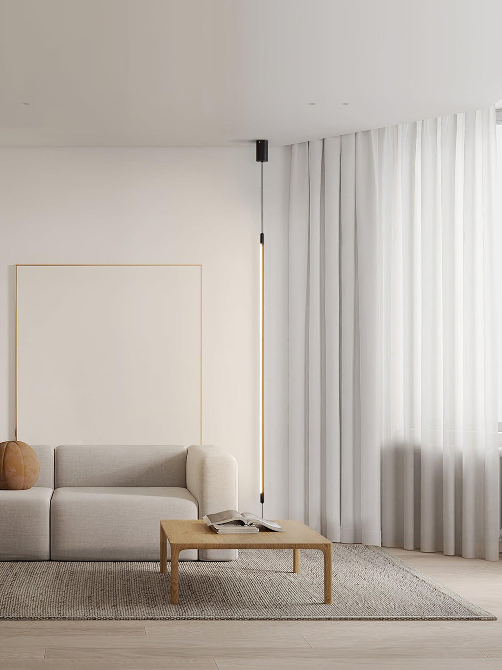 Slim line Cabinet Stand Lamp