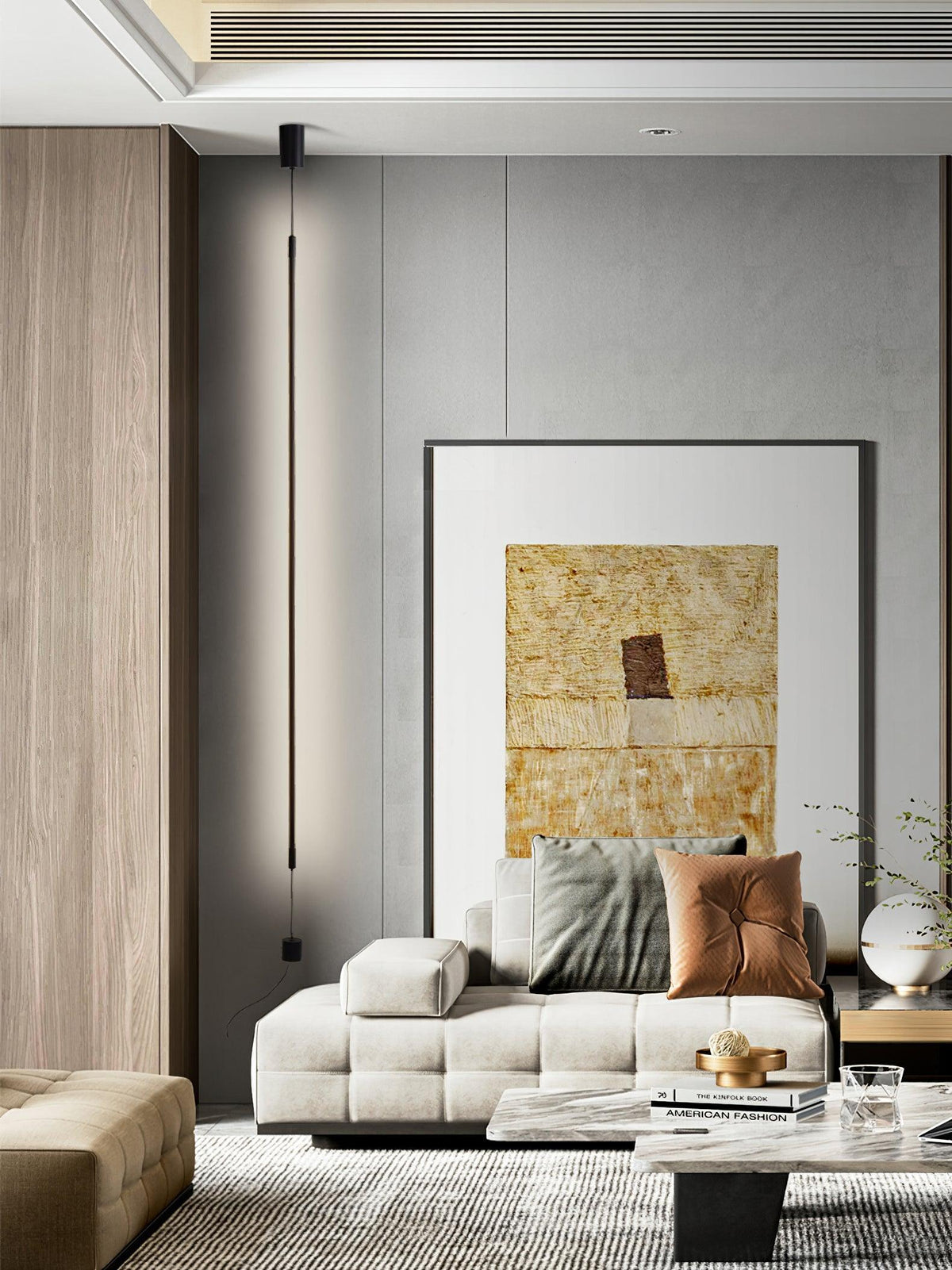 Slim line Cabinet Stand Lamp