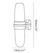 Slim Vertical Tube Wall Sconce