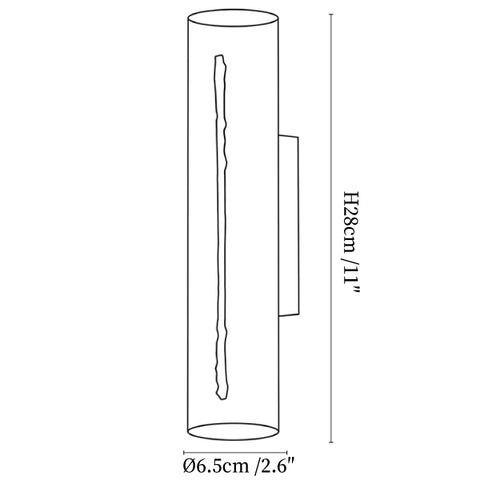 Slot Travertine Wall Sconce