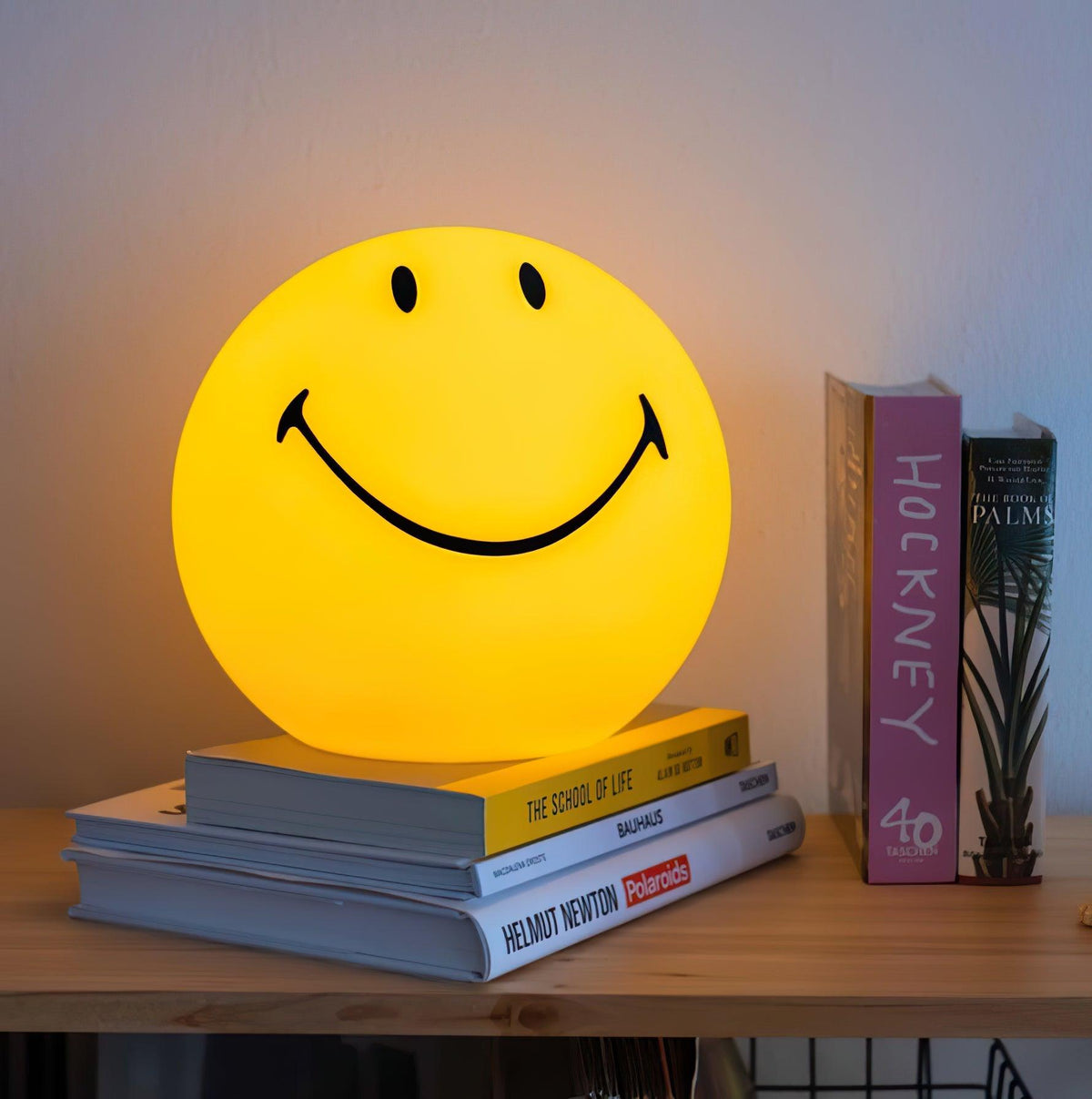Smiling Rechargeable Built - in Battery Table Lamp
