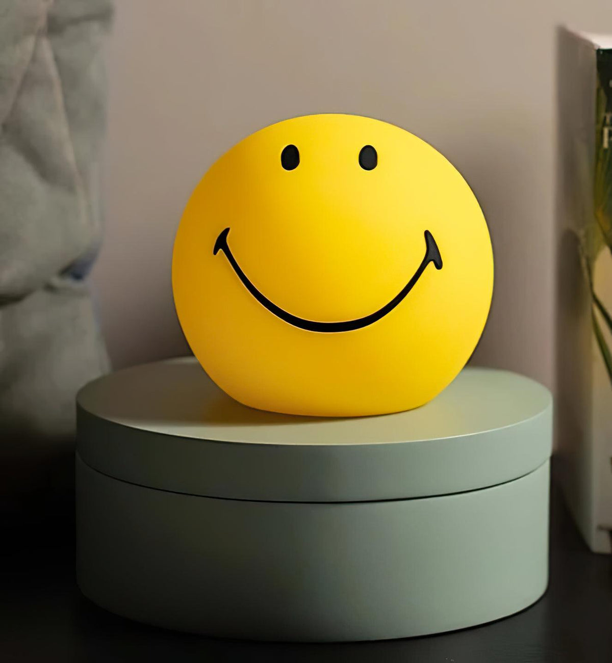 Smiling Rechargeable Built - in Battery Table Lamp