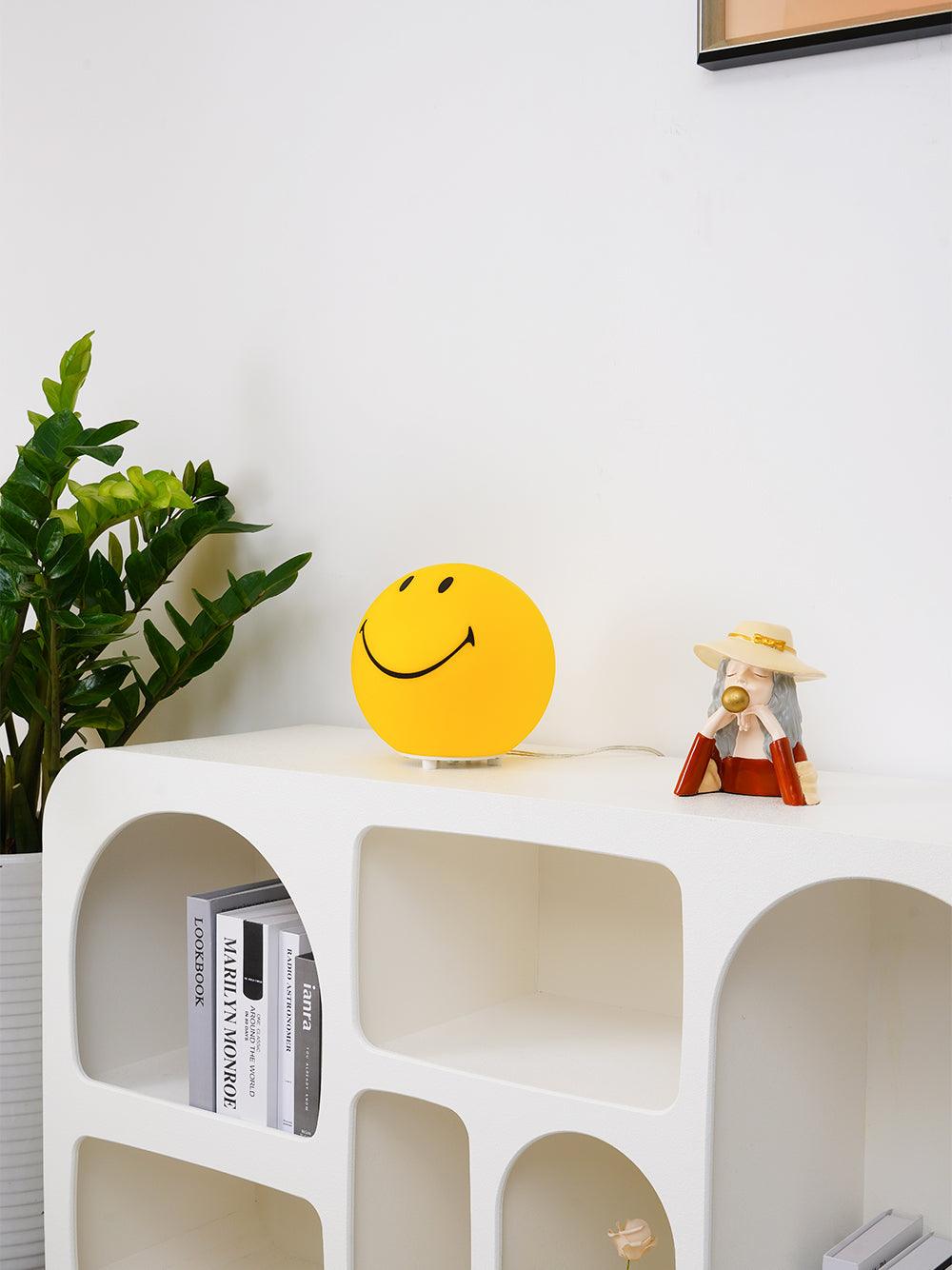Smiling Rechargeable Built - in Battery Table Lamp