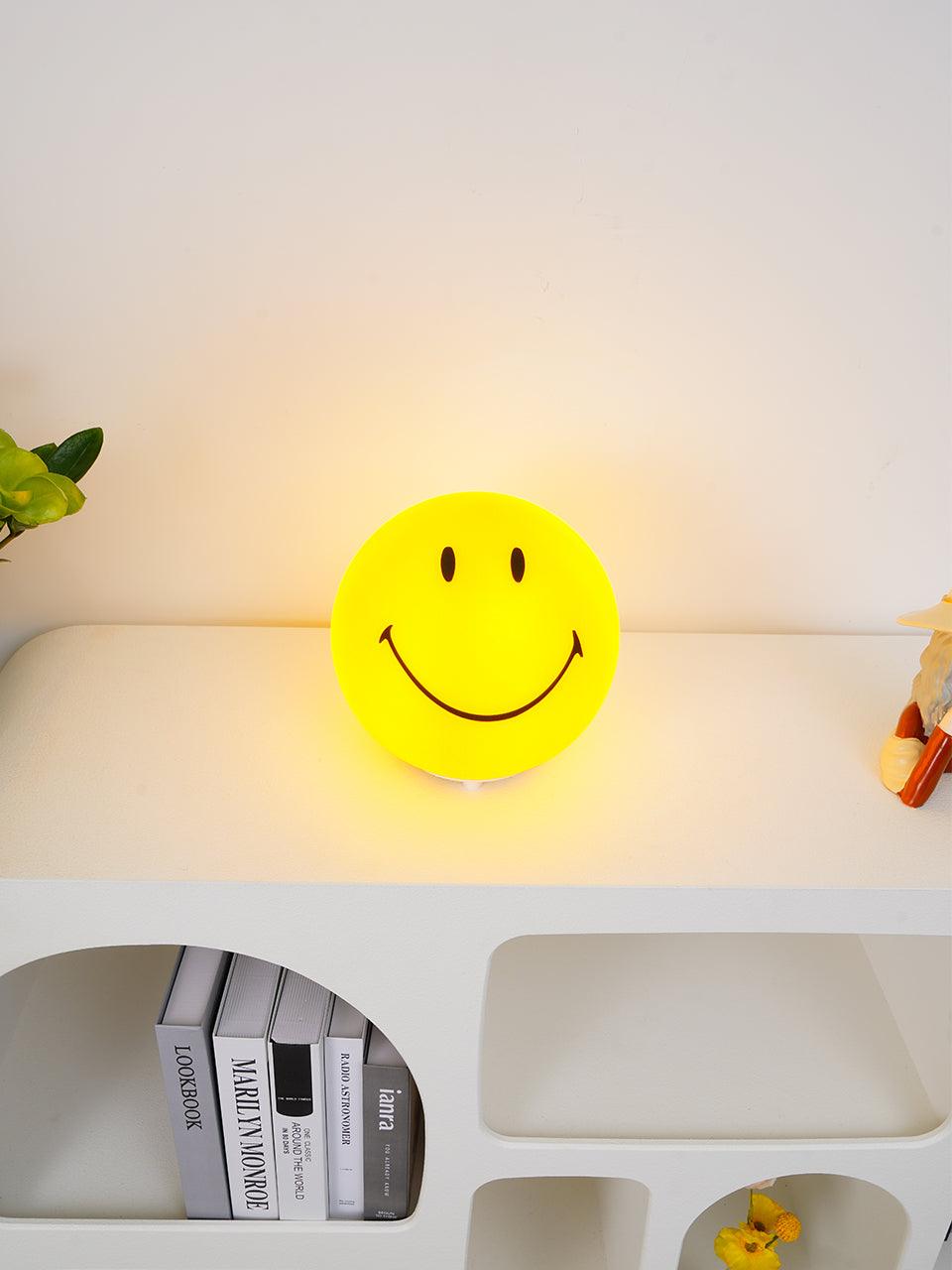 Smiling Rechargeable Built - in Battery Table Lamp