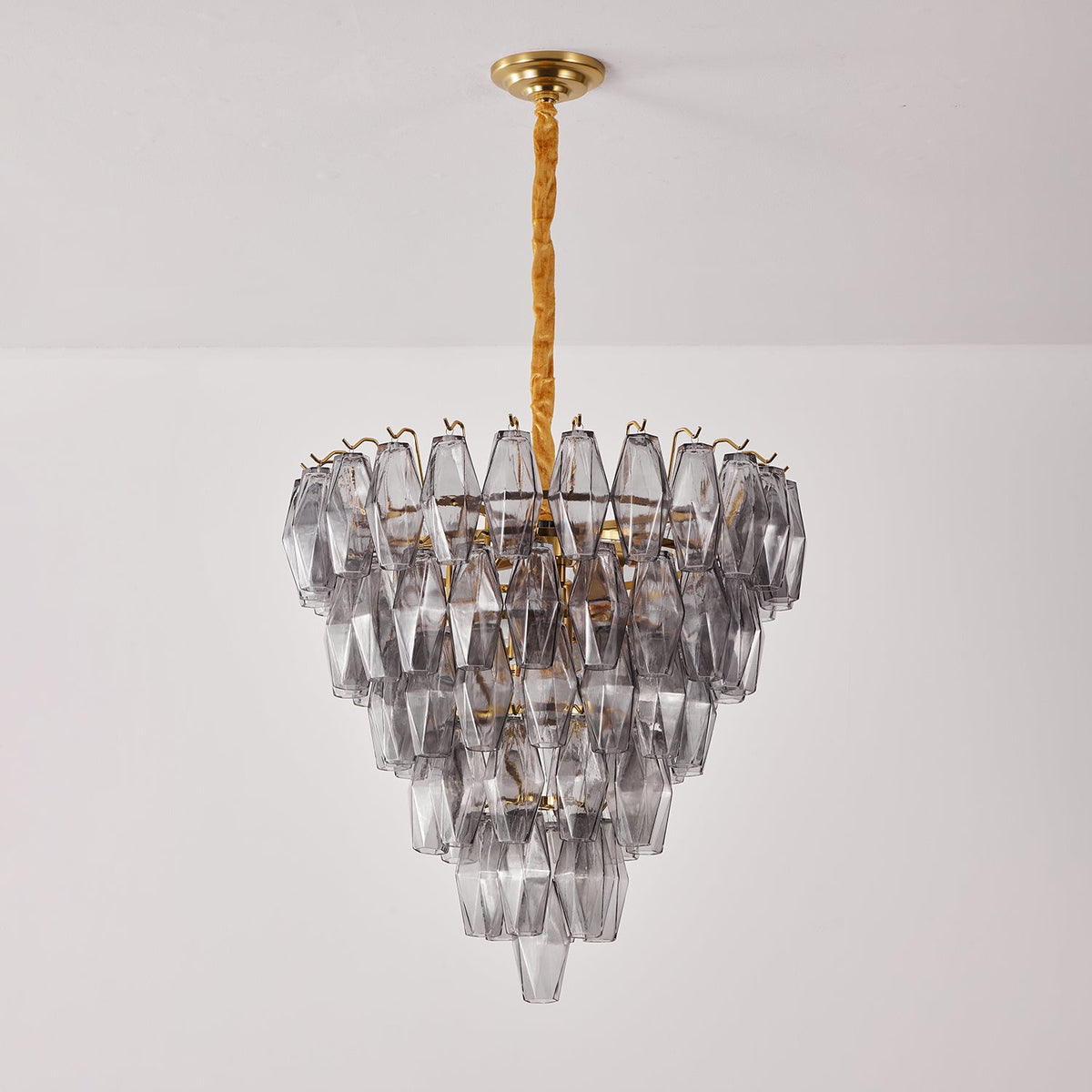 Smoke Gray Empire Chandelier