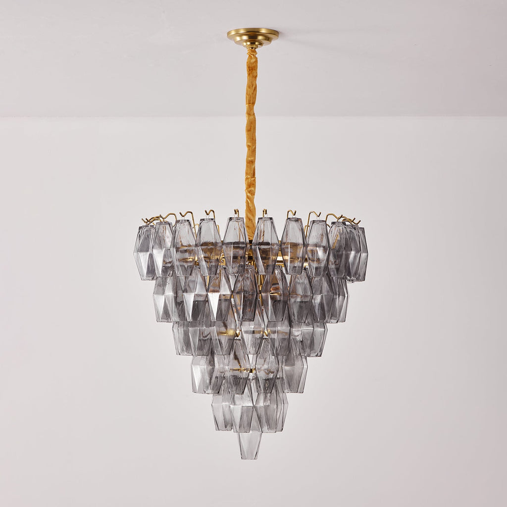 Smoke Gray Empire Chandelier