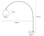 Sneedville Arched Floor Lamp