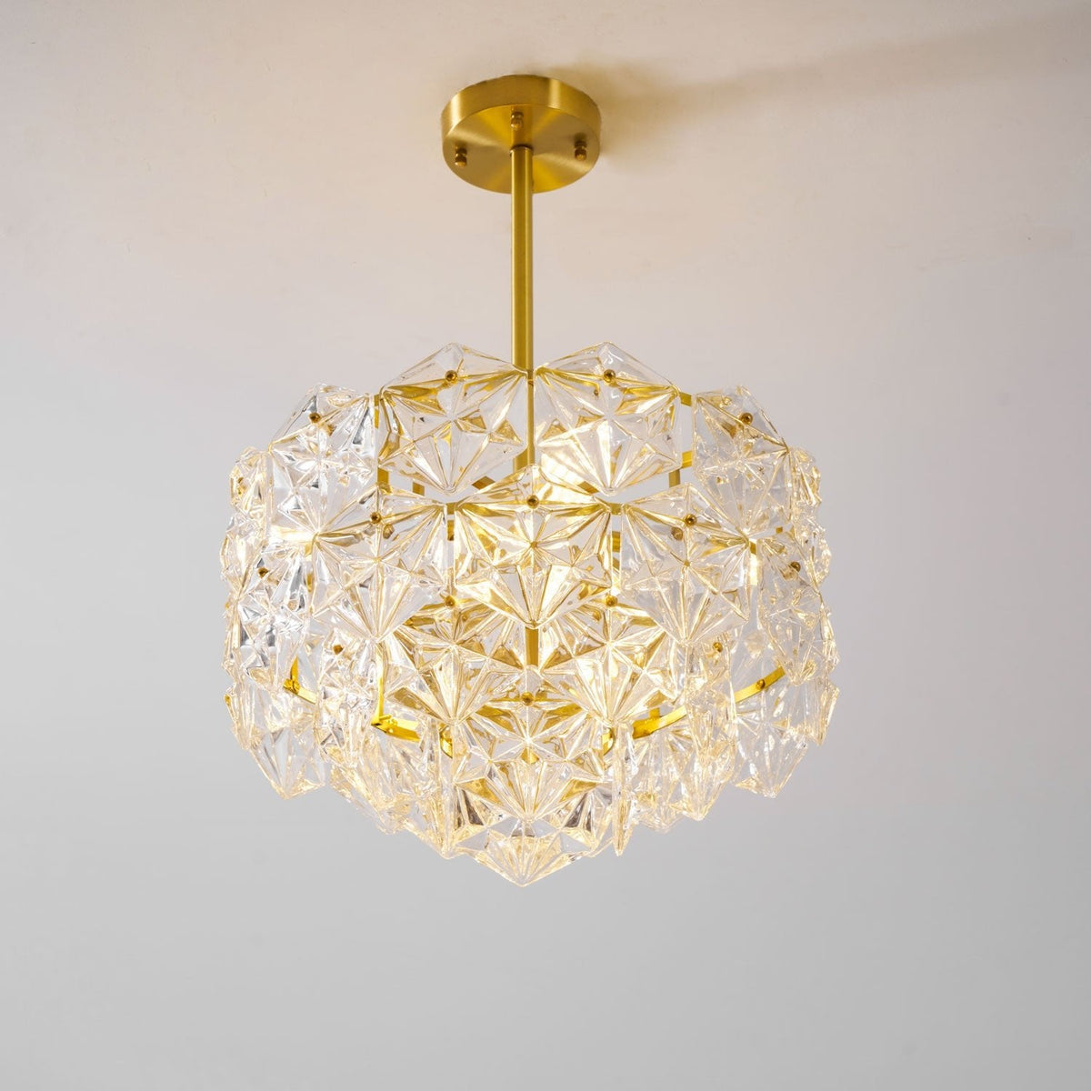 Snowflake Glass Chandelier