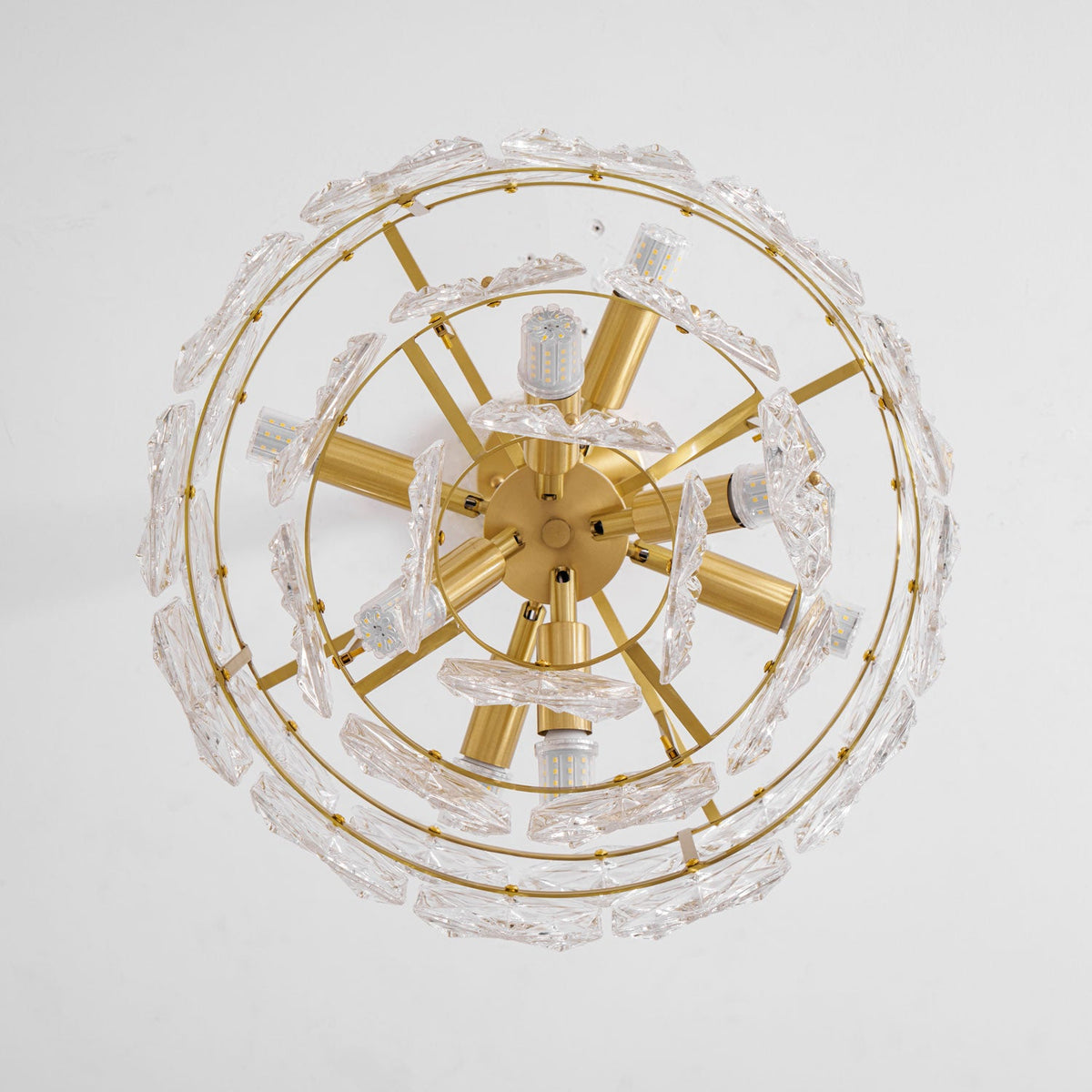 Snowflake Glass Chandelier
