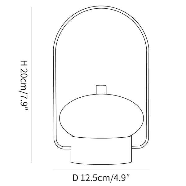 Soft Spot Portable Built-in Battery Table Lamp