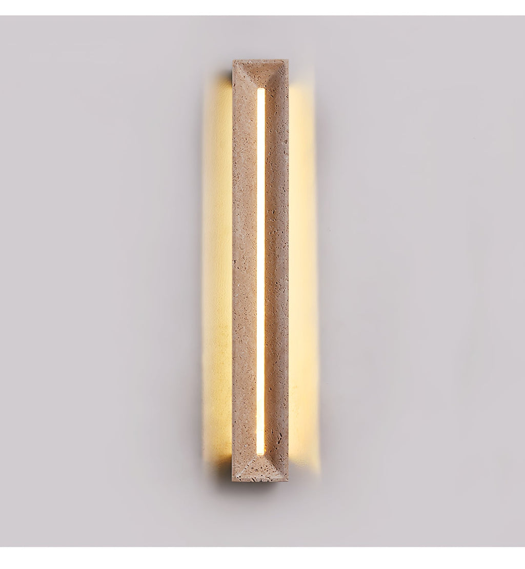 Solace Travertine Beam Wall Light