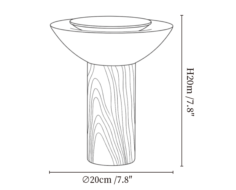 Solace Wood Table Lamp