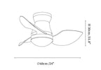 Solano Bloom Ceiling Fan Light