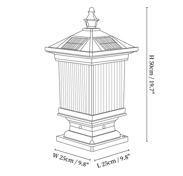 Solar Classic Lantern Solar Outdoor Light