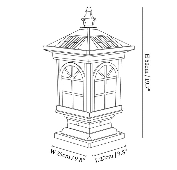 Solar Classic Lantern Solar Outdoor Light
