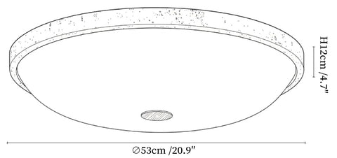 Solara Disc Ceiling Lamp