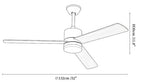 Solara Drift Ceiling Fan Lamp