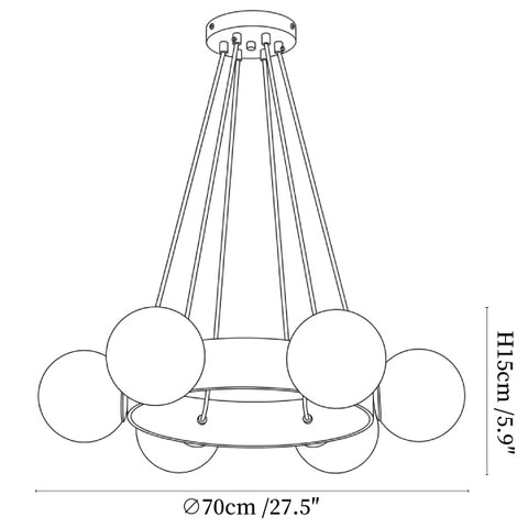 Solara Ring Chandelier