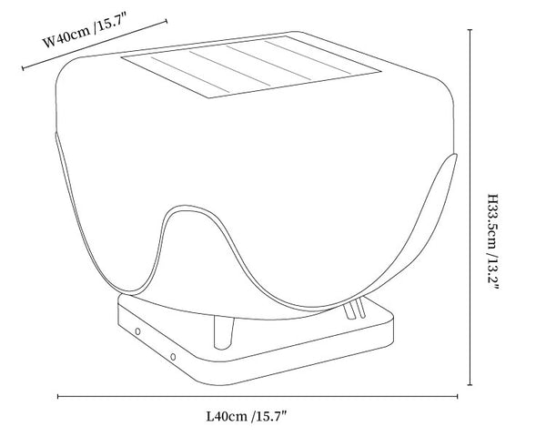 Solar Cube Outdoor Light