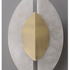 Solari Alabaster Leaf Sconce