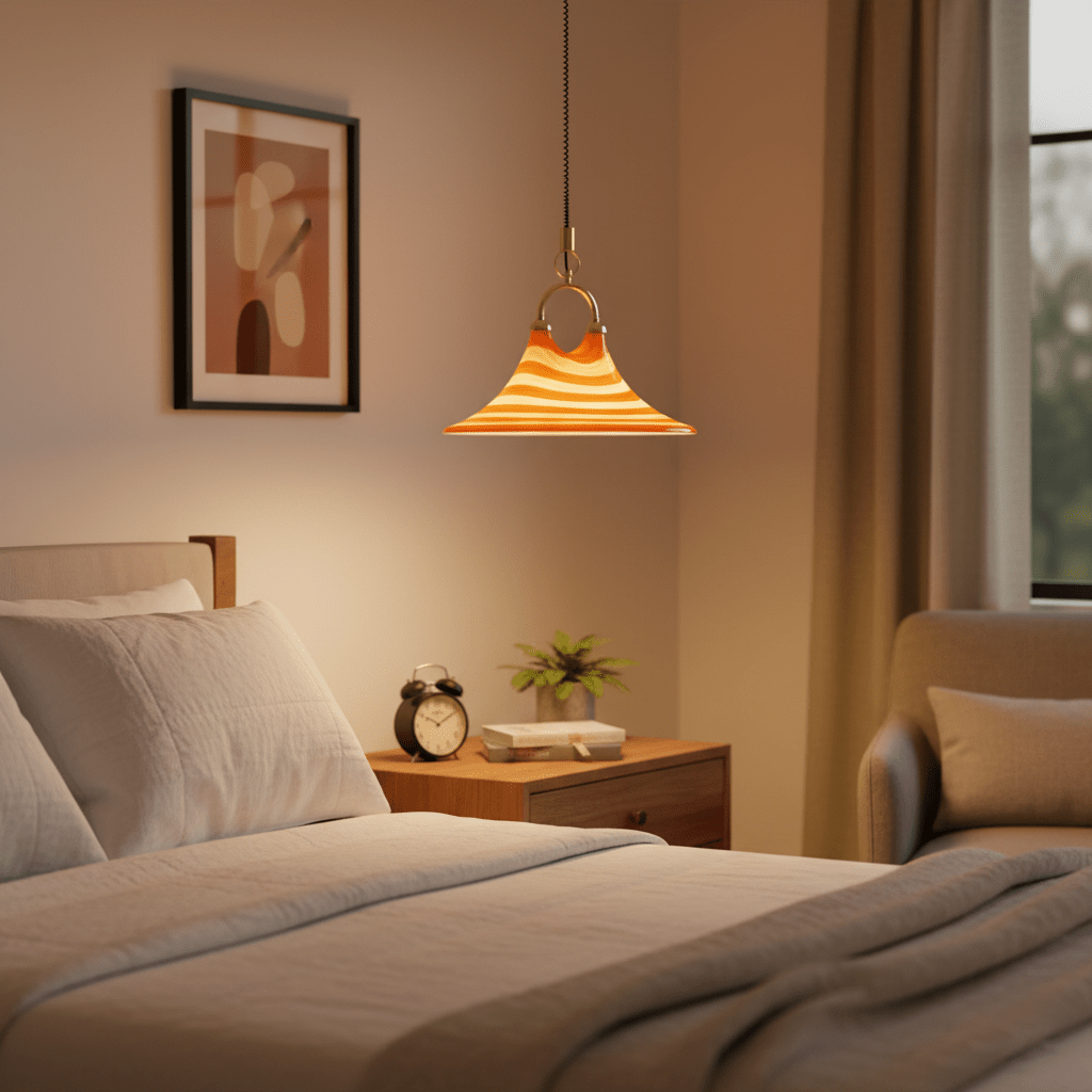 Solari Swirl Glass Pendant Light