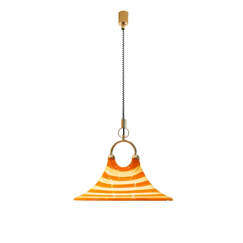 Solari Swirl Glass Pendant Light