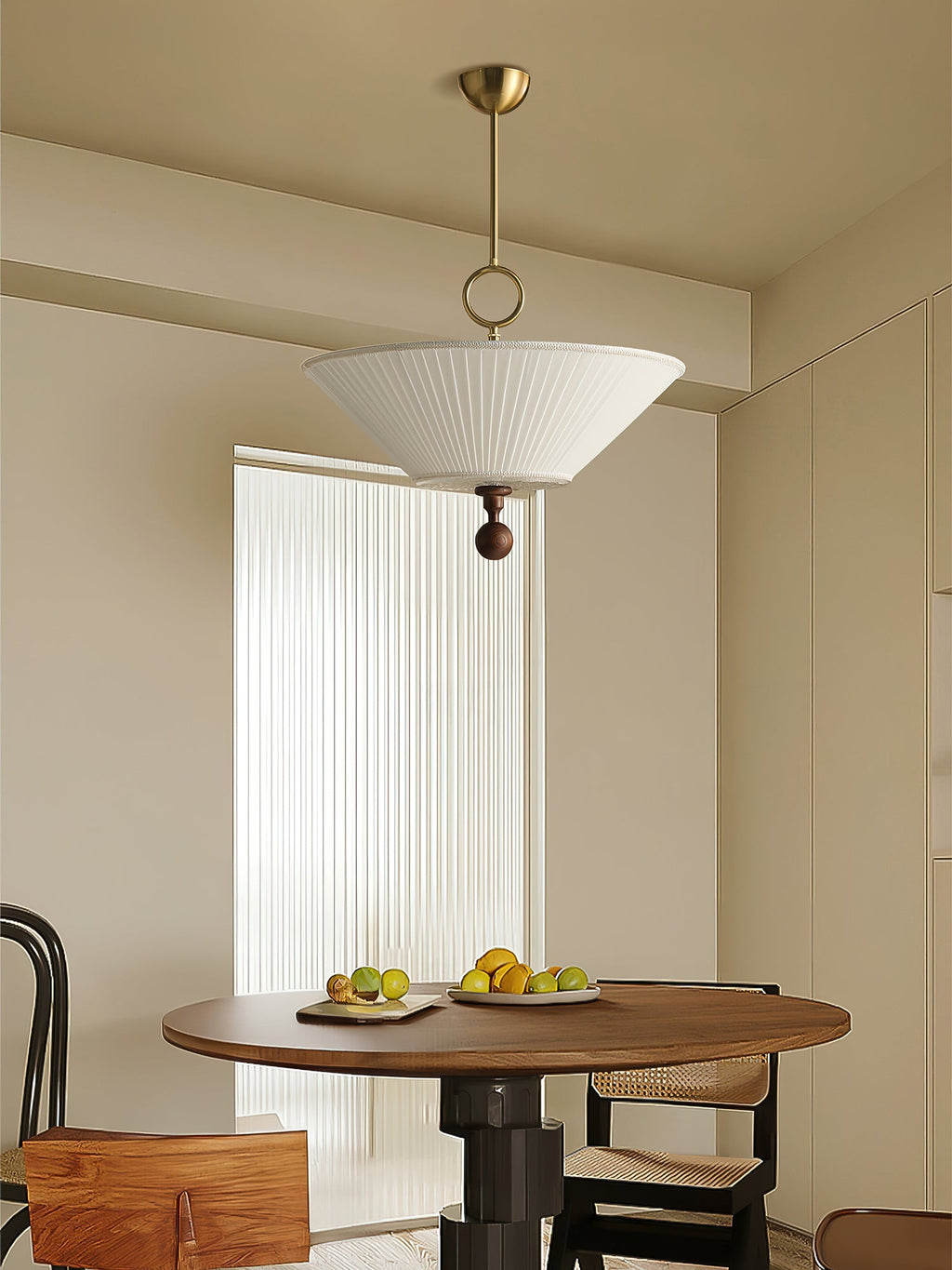 Solaria Pleated Pendant Light