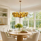 Solaris Disc Glass Chandelier