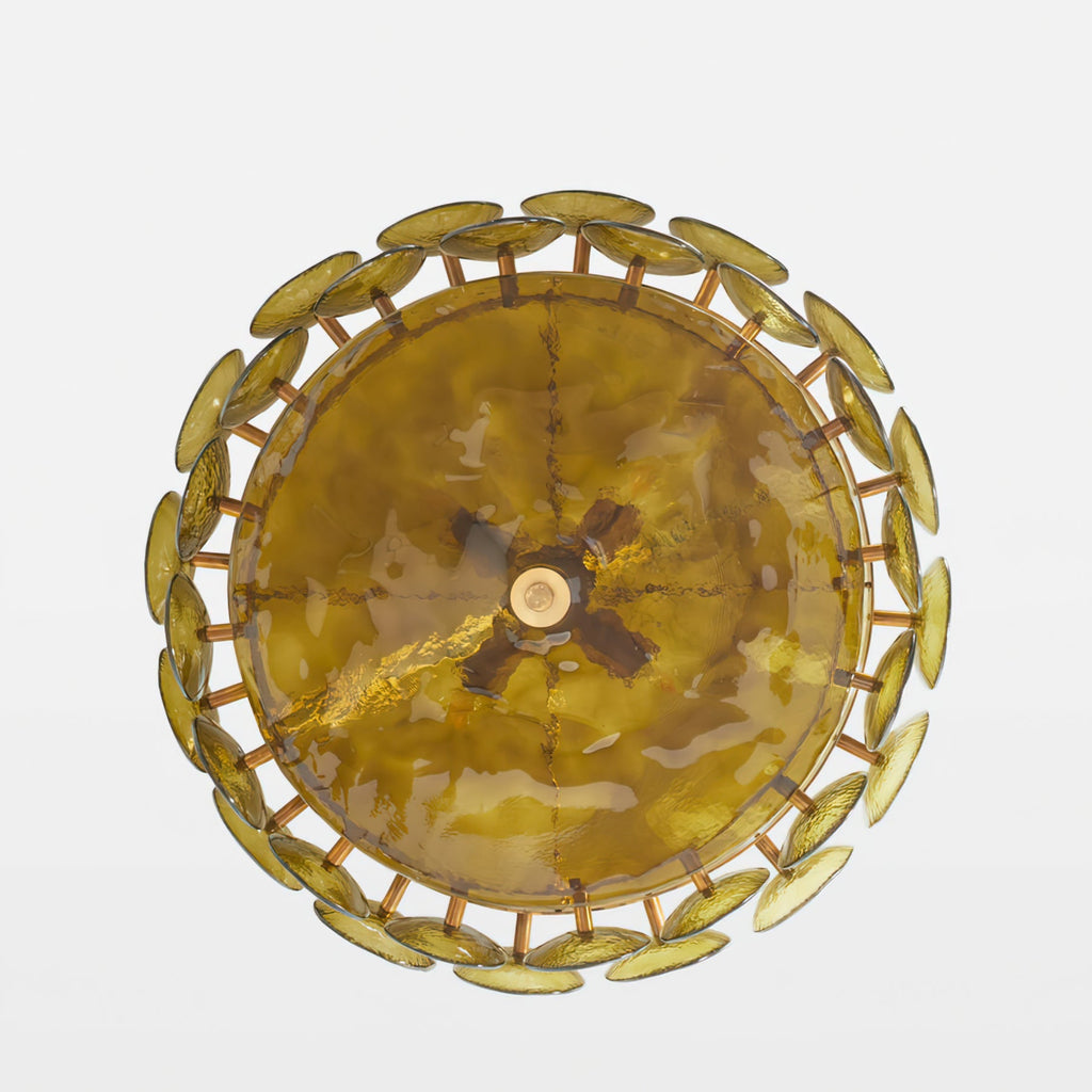 Solaris Disc Murano Chandelier