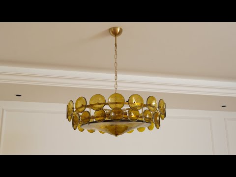 Solaris Disc Murano Chandelier
