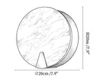 Solaris Halo Alabaster Wall Light