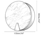 Solaris Halo Alabaster Wall Light