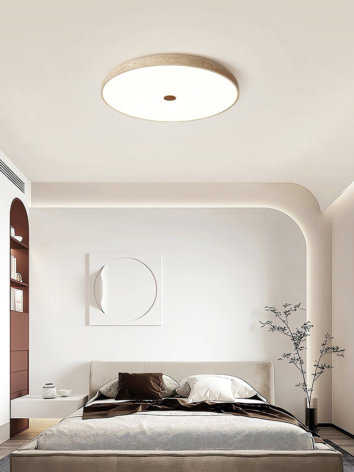 Solaro Travertine Ceiling Lamp