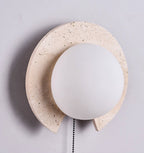 Solclip Travertine Wall Light