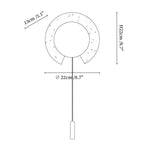 Solclip Travertine Wall Light