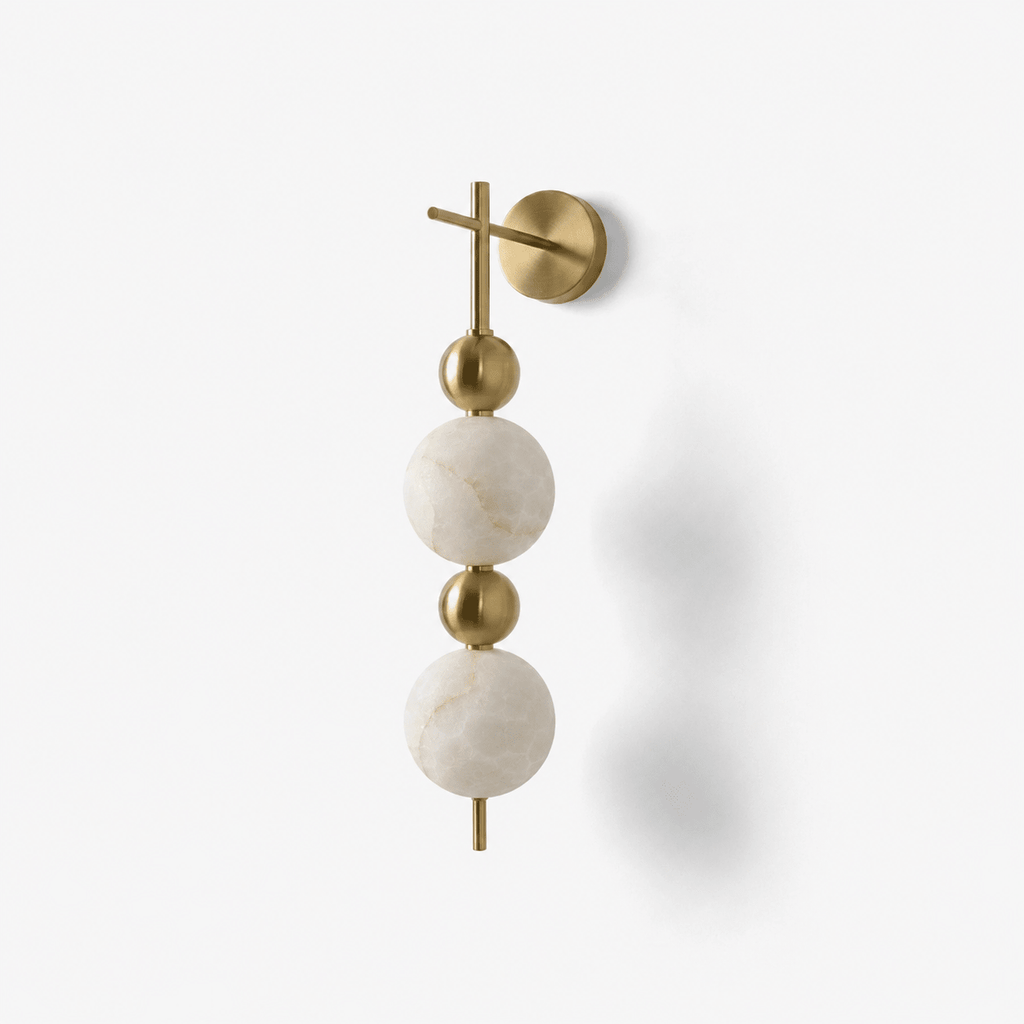 Solenne Alabaster Beaded Wall Sconce