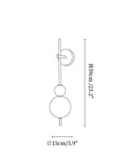 Solenne Alabaster Beaded Wall Sconce